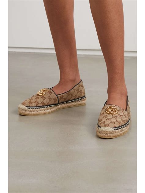 espadrillas gucci beige|net a porter gucci espadrilles.